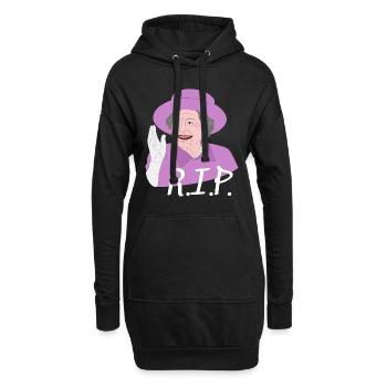 R.I.P. Queen Elizabeth - Hoodie-Kleid - Schwarz - Vorne