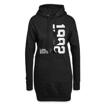 ÉDITION LIMITÉE 34E ANNIVERSAIRE 1992 - Sweat-shirt à capuche long Femme - noir - Devant