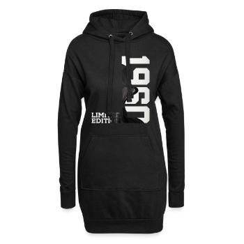 ÉDITION LIMITÉE 66E ANNIVERSAIRE 1960 - Sweat-shirt à capuche long Femme - noir - Devant