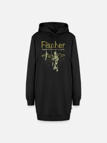 Fischer - Hoodie-Kleid - Schwarz