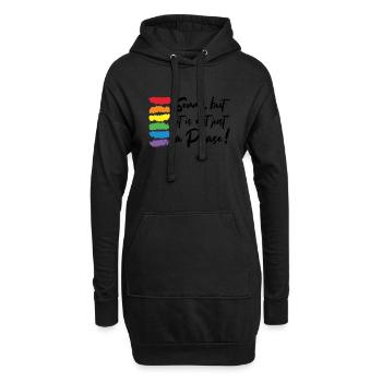 Sorry, but it is Not just A Phase Gay Pride LGBT - Hoodie-Kleid - Schwarz - Vorne