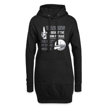 J’ai acheté le forfait boisson Cruise Holiday - Sweat-shirt à capuche long Femme - noir - Devant