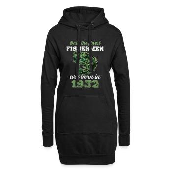 Legendär 90 Jahre alt Geschenk zum 90. Geburtstag - Hoodie-Kleid - Schwarz - Vorne