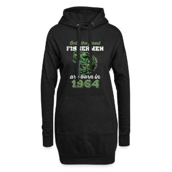 Legendär 58 Jahre alt Geschenk zum 58. Geburtstag - Hoodie-Kleid - Schwarz - Vorne