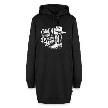 Line Dance Mom Line Dance Mom Cadeau - Sweat-shirt à capuche long Femme - noir - Devant