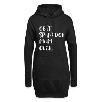 Spanador Mom - Hoodie Dress - black - Front