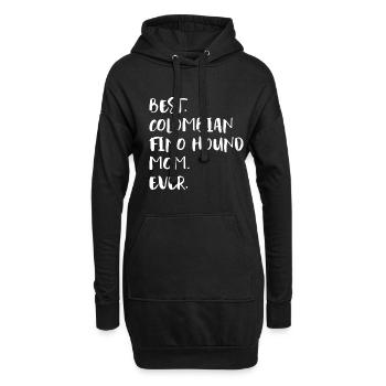 Colombian Fino Hound Mom - Hoodie-Kleid - Schwarz - Vorne