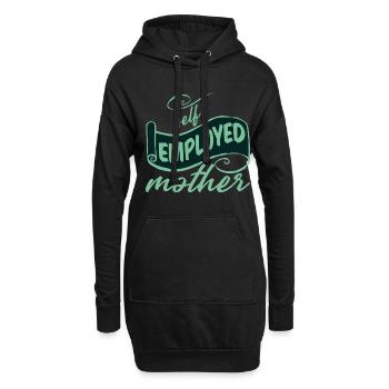 Mère indépendante 2 - Sweat-shirt à capuche long Femme - noir - Devant