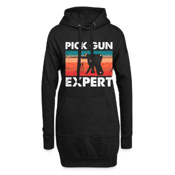 Conception de serrure de service de déverrouillage expert en serrure - Sweat-shirt à capuche long Femme - noir - Devant