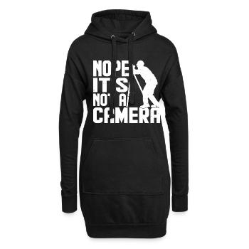 Non, ce n’est pas une caméra 3 - Sweat-shirt à capuche long Femme - noir - Devant