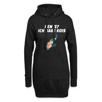 Koi Karpfen Rente? Rentner Pensionär Ich habe Kois - Hoodie-Kleid - Schwarz - Vorne