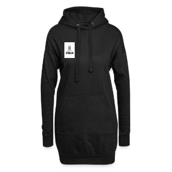 Ligne d’horizon de la Boussole de Cologne 50°N 7°E - Sweat-shirt à capuche long Femme - noir - Devant