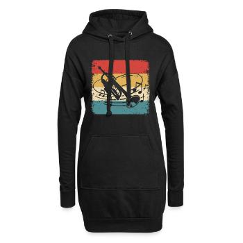 Trompete Musiker Orchester Trompeter - Hoodie-Kleid - Schwarz - Vorne