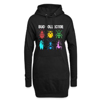 Insecte - Sweat-shirt à capuche long Femme - noir - Devant
