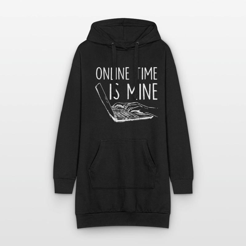 Programmeur Coder Développeur de logiciels Sweat-shirt à capuche long Femme