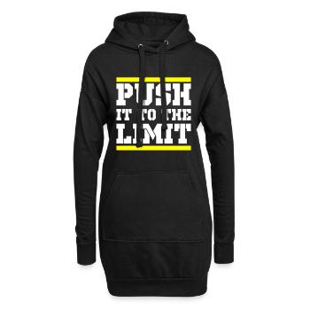 Repoussez-le à la limite Entraînement Fitness - Sweat-shirt à capuche long Femme - noir - Devant