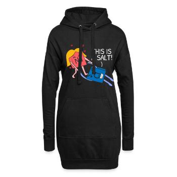 Chemie Chemiker Chemielehrer Spruch Wissenschaft - Hoodie-Kleid - Schwarz - Vorne