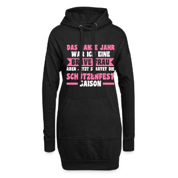 Schützenverein Schützenfest - Hoodie-Kleid - Schwarz - Vorne
