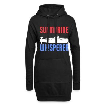 Submarine Whisperer Funny Submariner Veteran - Hoodie-Kleid - Schwarz - Vorne