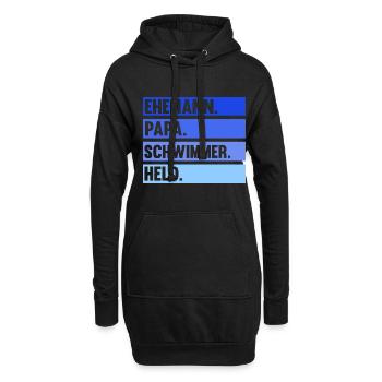 Schullehrer Lehrer - Hoodie-Kleid - Schwarz - Vorne