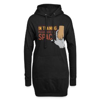 Drôle de chien Dresseur d’agilité Dressage de chien Donnez-nous - Sweat-shirt à capuche long Femme - noir - Devant