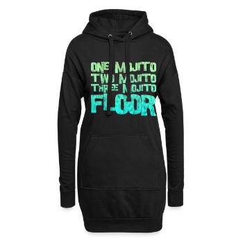 One Mojito Two Mojito Three Mojito Floor 3 - Hoodie-Kleid - Schwarz - Vorne