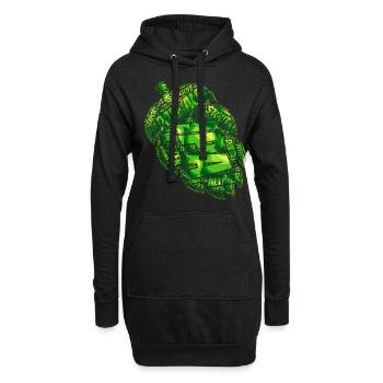 Bier Pils Weizen IPA lustiges Geschenk für Trinker - Hoodie-Kleid - Schwarz - Vorne