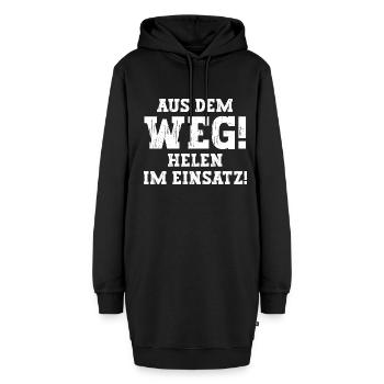 Helen Lustiger Spruch Vorname Name Helen - Hoodie-Kleid - Schwarz - Vorne