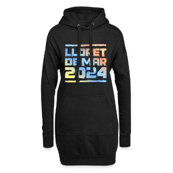 Lloret De Mar 2024 Bunt - Hoodie-Kleid - Schwarz - Vorne