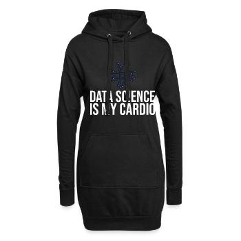 Datenwissenschaftler Data Science Wissenschaft - Hoodie-Kleid - Schwarz - Vorne