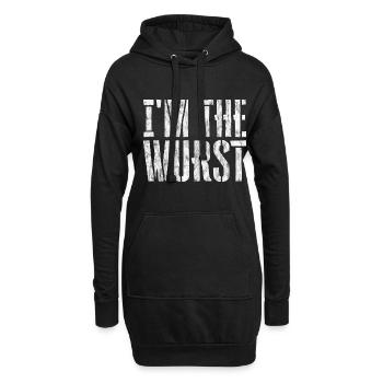 I'm The Wurst 3 - Hoodie-Kleid - Schwarz - Vorne