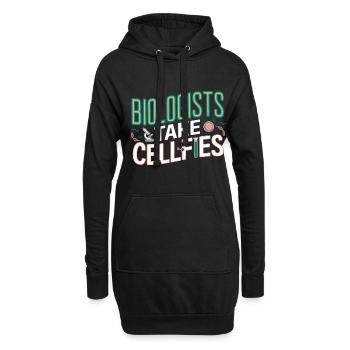 Biologists Take Cellfies 6 - Hoodie-Kleid - Schwarz - Vorne