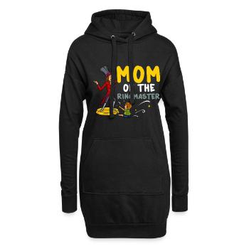 Zirkus Geburtstag party Mama Thema Ringmaster - Hoodie-Kleid - Schwarz - Vorne