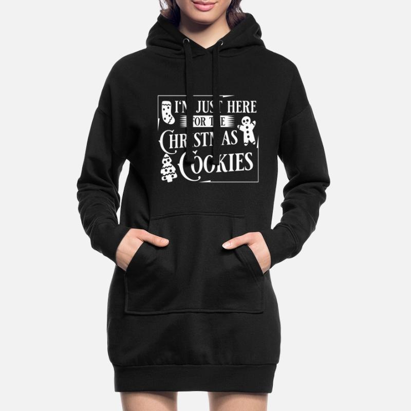 Biscuits de Noël Biscuits Cuisson Biscuits de Noël Sweat-shirt à capuche long Femme
