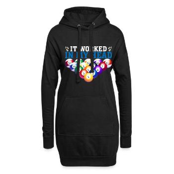 It Worked In My Head 3 - Hoodie-Kleid - Schwarz - Vorne