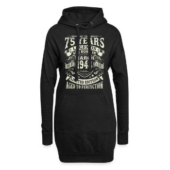 Legend born in March 1948 - 75 years old - Hoodie Dress - black - Front