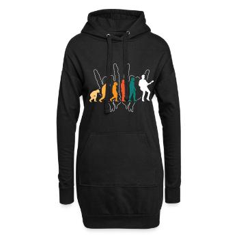 Heavy Metal Hard Rock Festival - Hoodie-Kleid - Schwarz - Vorne