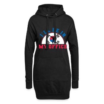 TKD Korean Martial Arts Tae Kwon - Hoodie-Kleid - Schwarz - Vorne