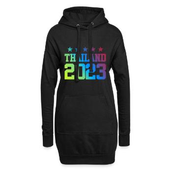 Thaïlande 2023 - Sweat-shirt à capuche long Femme - noir - Devant