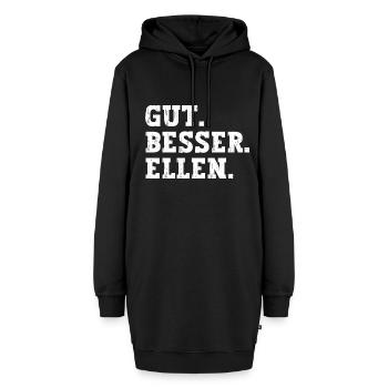 Gut Besser Ellen Lustiger Spruch Name Ellen - Hoodie-Kleid - Schwarz - Vorne