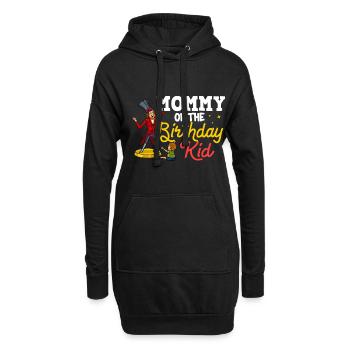 Zirkus Geburtstag party Mama Thema Ringmaster - Hoodie-Kleid - Schwarz - Vorne