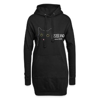 Z28.310 seit 2021 Code - Hoodie-Kleid - Schwarz - Vorne