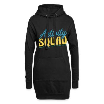 Activity Assistant Squad Team - Hoodie-Kleid - Schwarz - Vorne