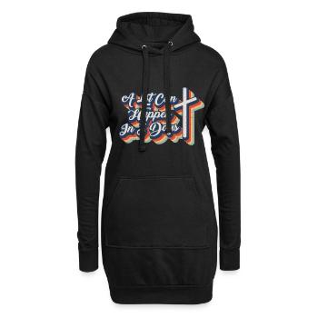 A Lot Can Happen In 3 Days Jesus Resurrection - Hoodie Dress - black - Front