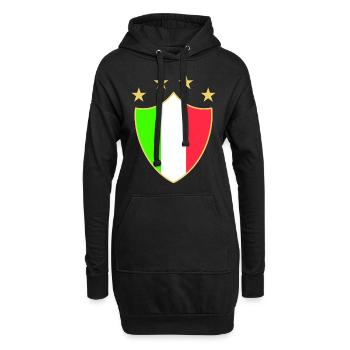 Italia fun - Hoodie-Kleid - Schwarz - Vorne