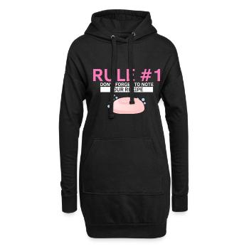 Conception de fabrication de savon pour les conceptions de fabricants de savon - Sweat-shirt à capuche long Femme - noir - Devant