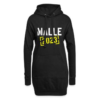 Malle 2023 - Sweat-shirt à capuche long Femme - noir - Devant