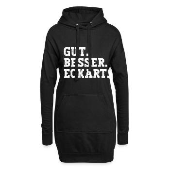 Gut Besser Eckart Lustiger Spruch Name Eckart - Hoodie-Kleid - Schwarz - Vorne