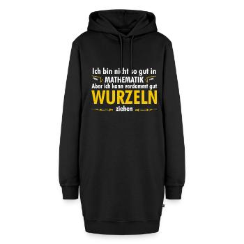Dentist Stomatologe Zahnarzt I Dentistry Wurzel - Hoodie-Kleid - Schwarz - Vorne