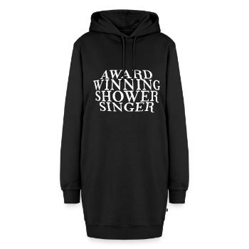 Award Winning Shower Singer - Hoodie-Kleid - Schwarz - Vorne